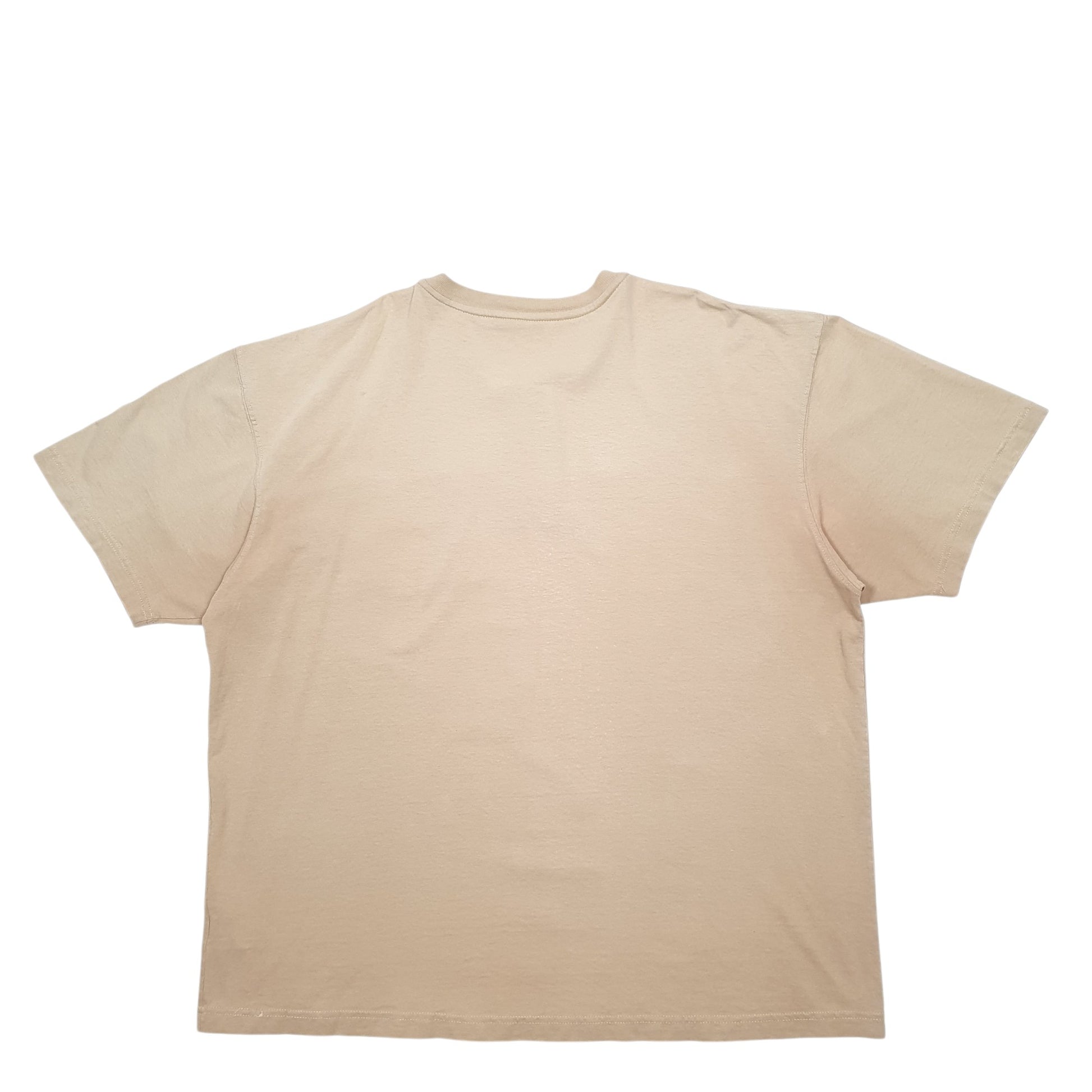 Mens Beige Carhartt  Short Sleeve T Shirt