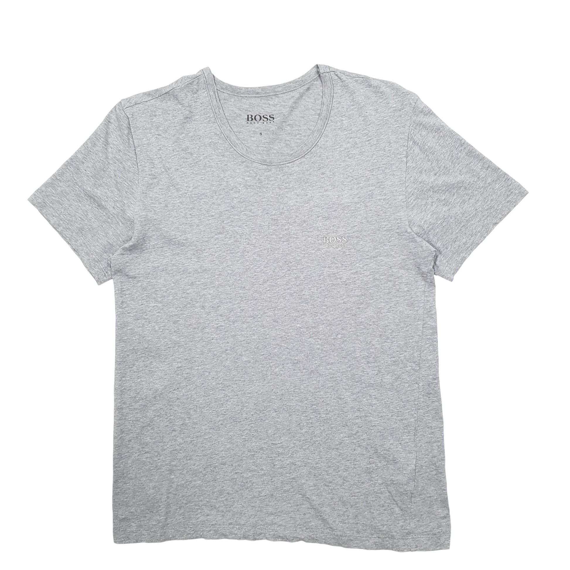 Mens Grey Hugo Boss  Short Sleeve T Shirt