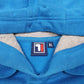 Mens Blue Fila Spellout Hoodie Jumper