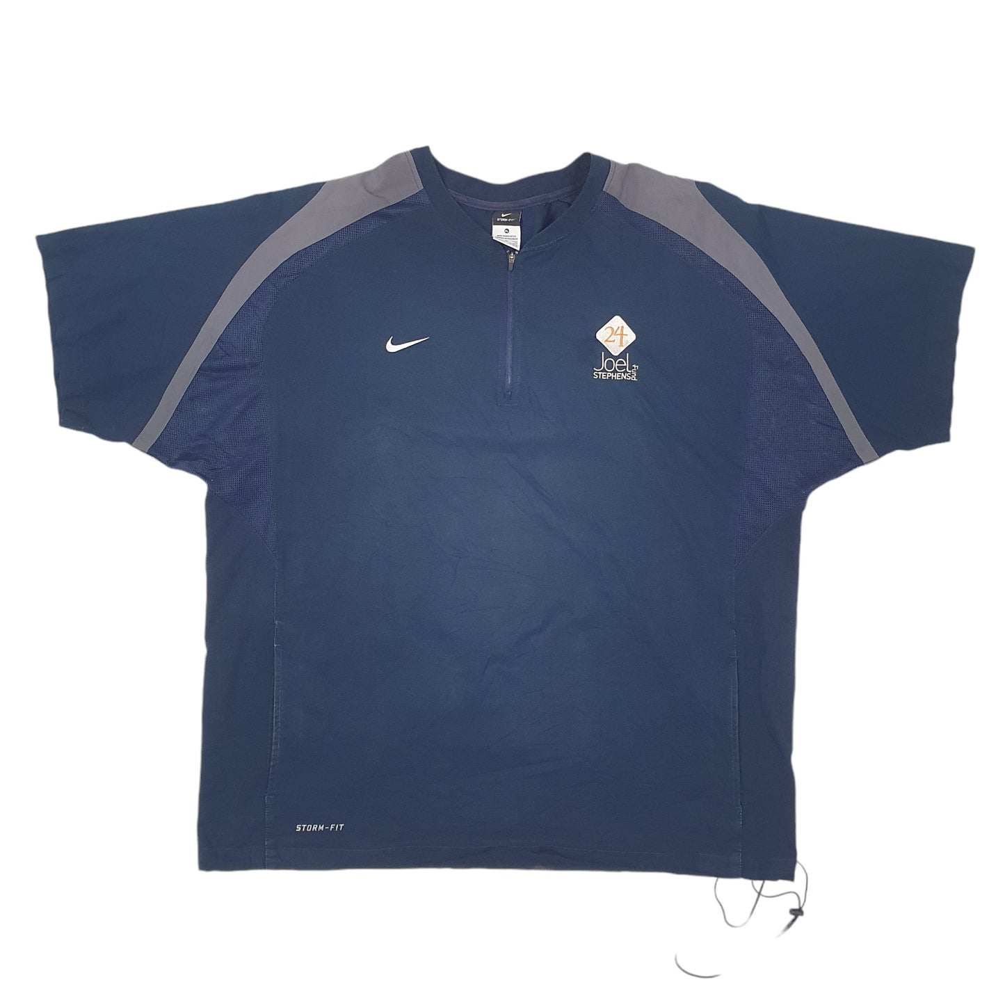 Mens Navy Nike Storm-fit Short Sleeve. Full Zip Coat