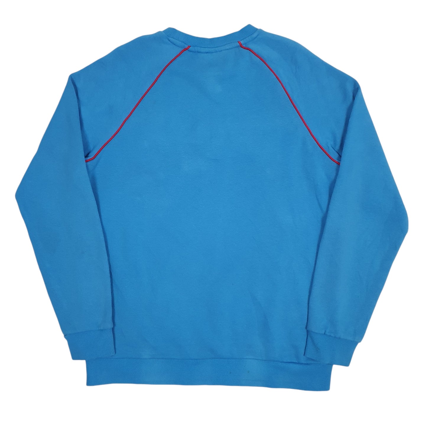 Mens Blue Fila Spellout Crewneck Jumper