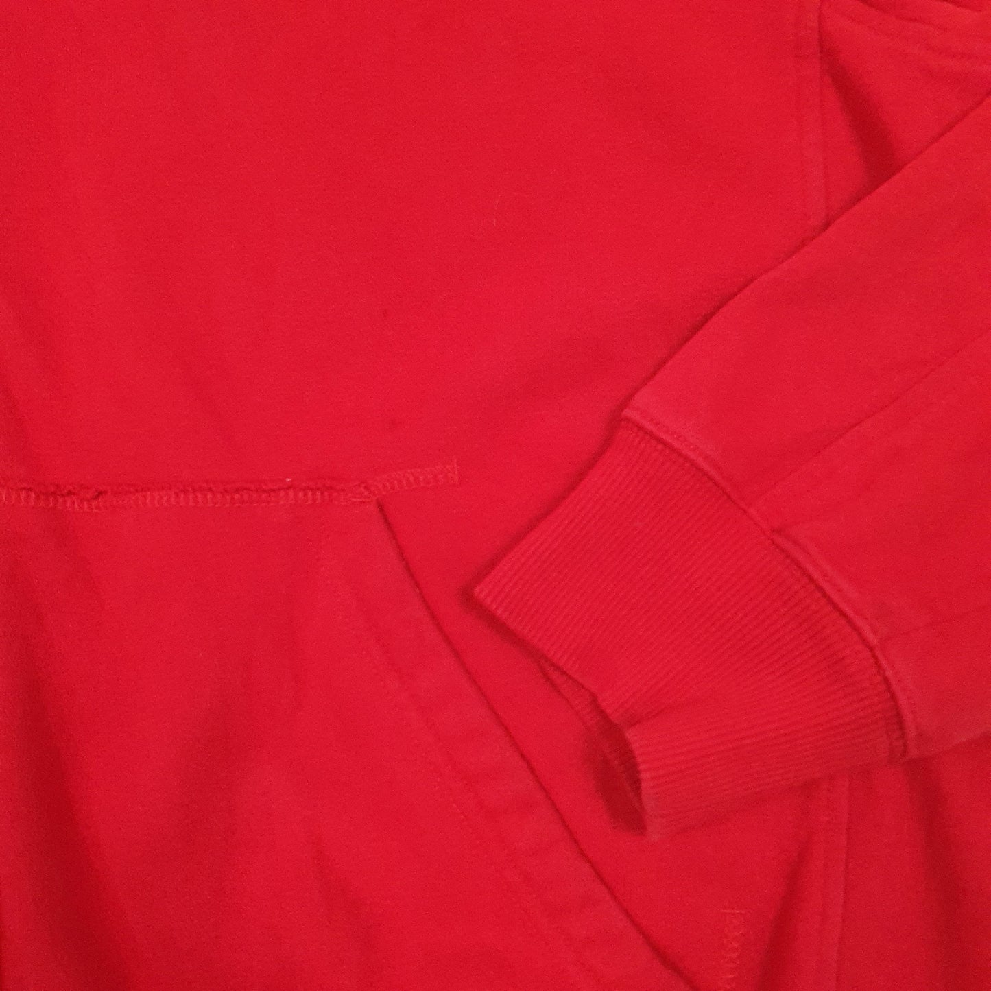 Mens Red Adidas Spellout Full Zip Jumper