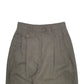 Womens Grey Ralph Lauren Wool Made In USA Pleated Chino Trousers