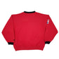 Mens Red Nutmeg Mills Chicago Bulls NBA Lee Sport Vintage 90s Crewneck Jumper