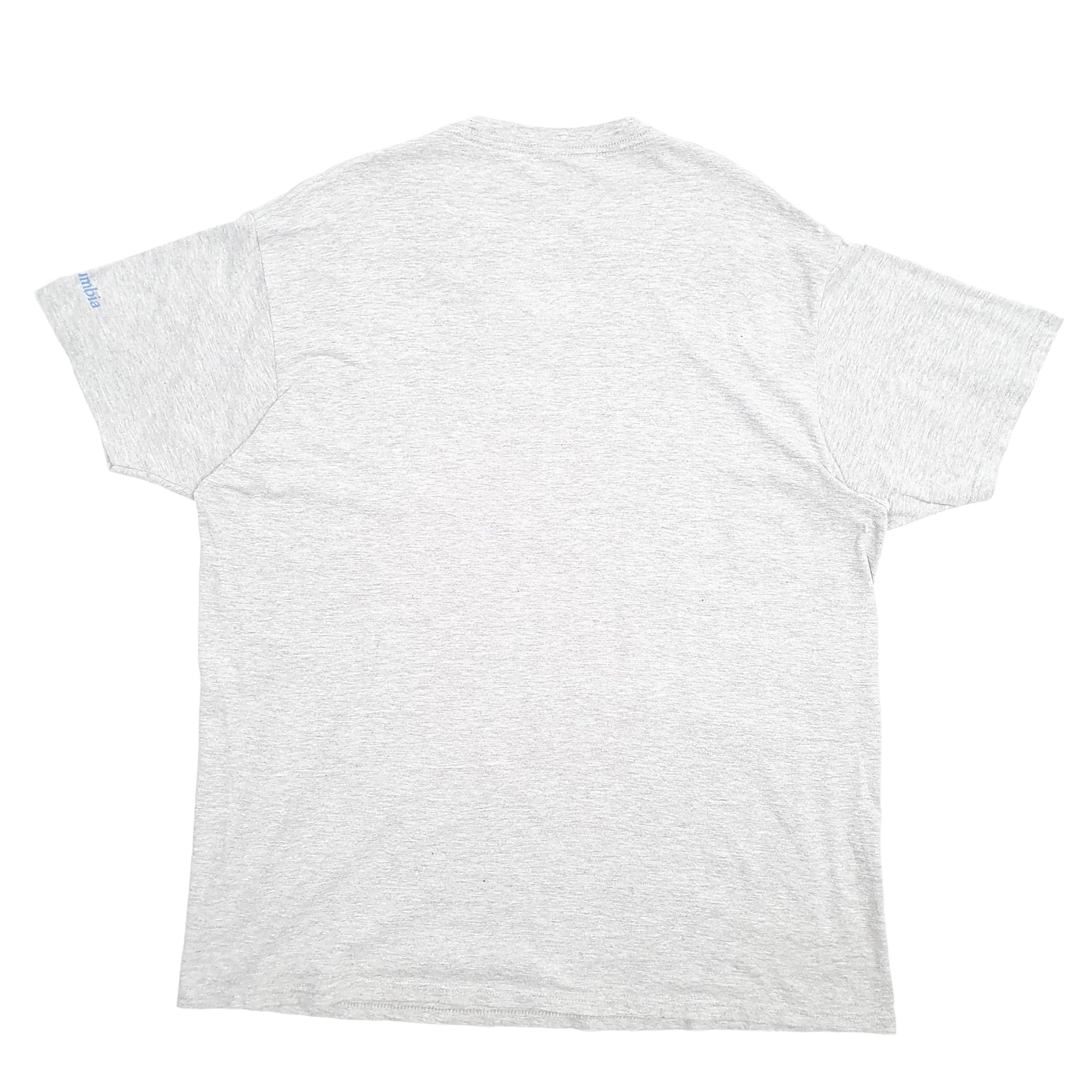 Mens Grey Columbia Sportswear Portland Oregon Short Sleeve T Shirt