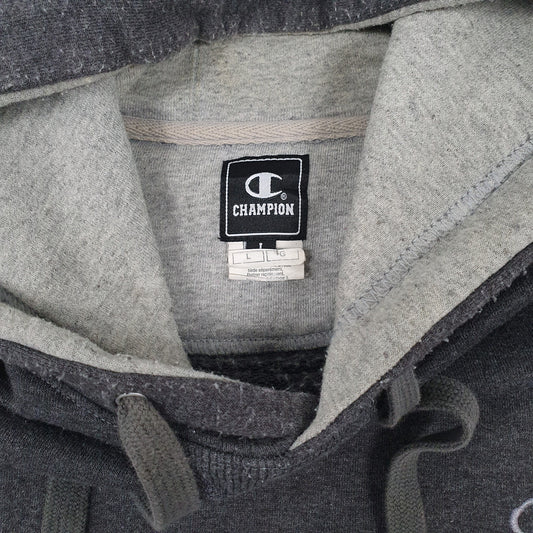 Mens Grey Champion  Hoodie Jumper