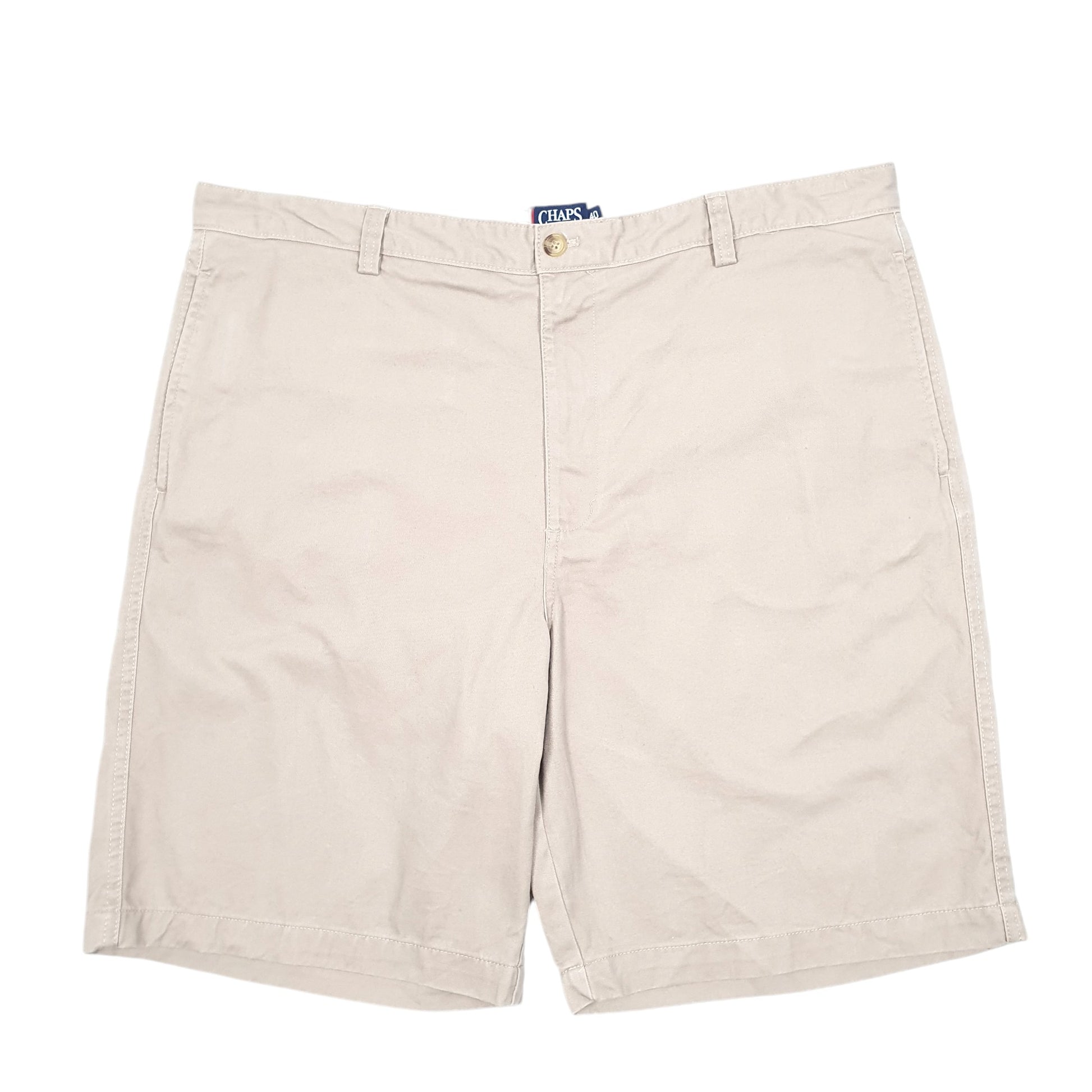 Mens Beige Chaps  Chino Shorts