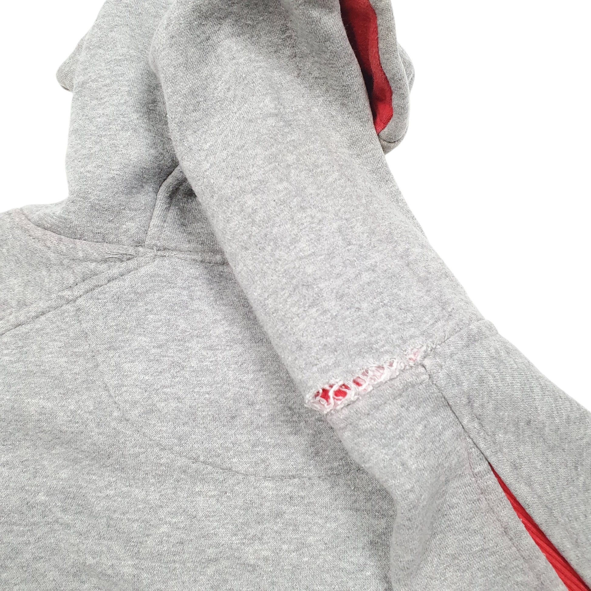 Mens Grey The Rock Garrett Basketball USA Spellout Hoodie Jumper