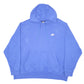 Mens Blue Nike Swoosh Hoodie Jumper
