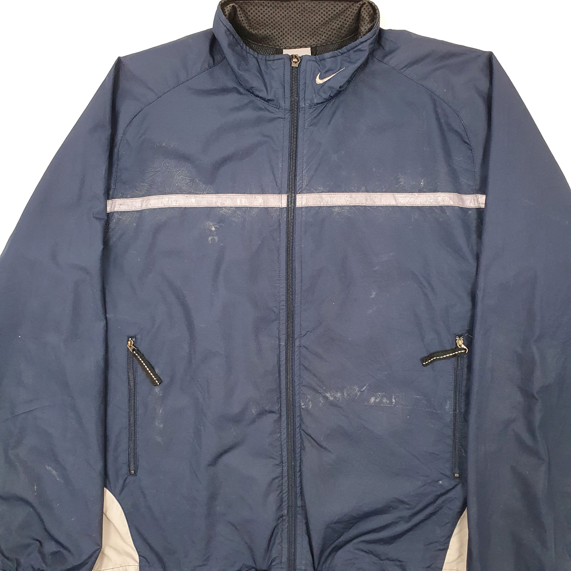 Mens Navy Nike Reflective Clima Fit  Coat