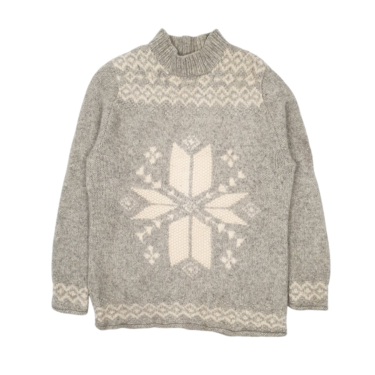 Womens Grey Bob Timberlake Knit Crewneck Jumper