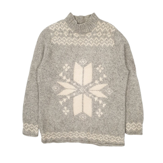 Womens Grey Bob Timberlake Knit Crewneck Jumper