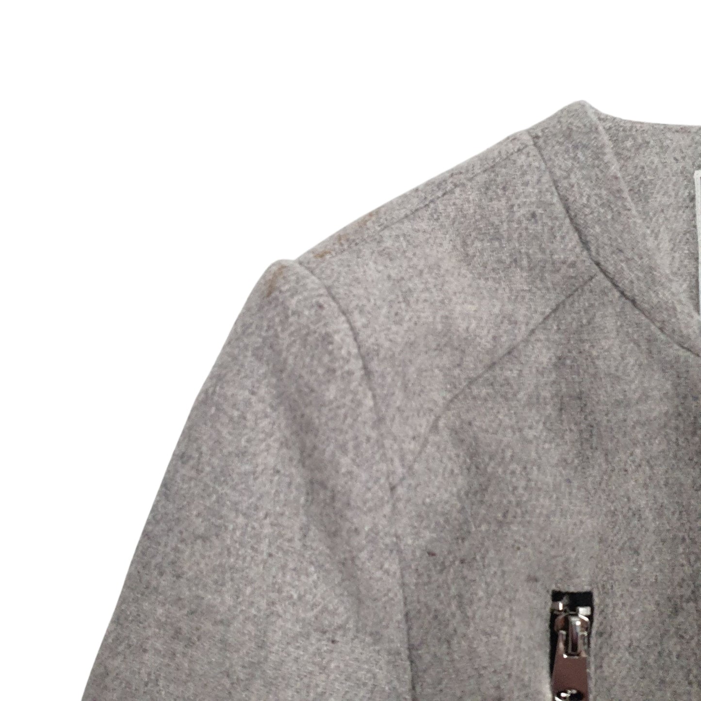 Womens Grey Pimkie Longline Hoodie Coat