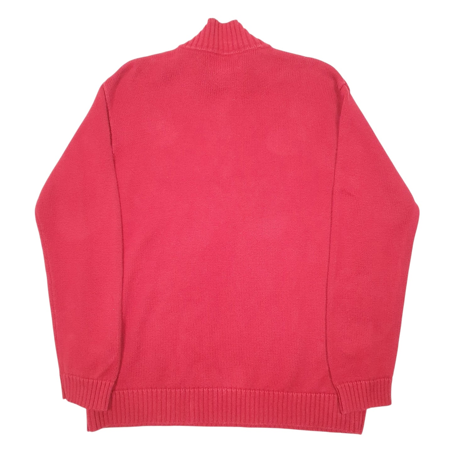 Mens Red Ralph Lauren Knit Crest Anchor Quarter Zip Jumper