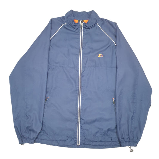 Mens Navy Starter  Full Zip Coat