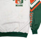 Mens White Chalk Line University Of Miami Hurricanes Made In USA Football 90's Crewneck Jumper