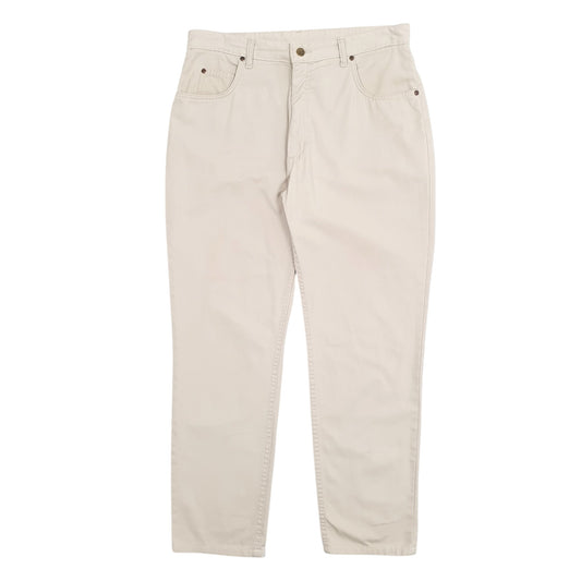 Mens Beige Lee  Chino Trousers