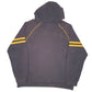 Mens Black Nautica Vintage Spellout Raglan Hoodie Jumper
