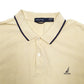 Mens Yellow Nautica  Short Sleeve Polo Shirt