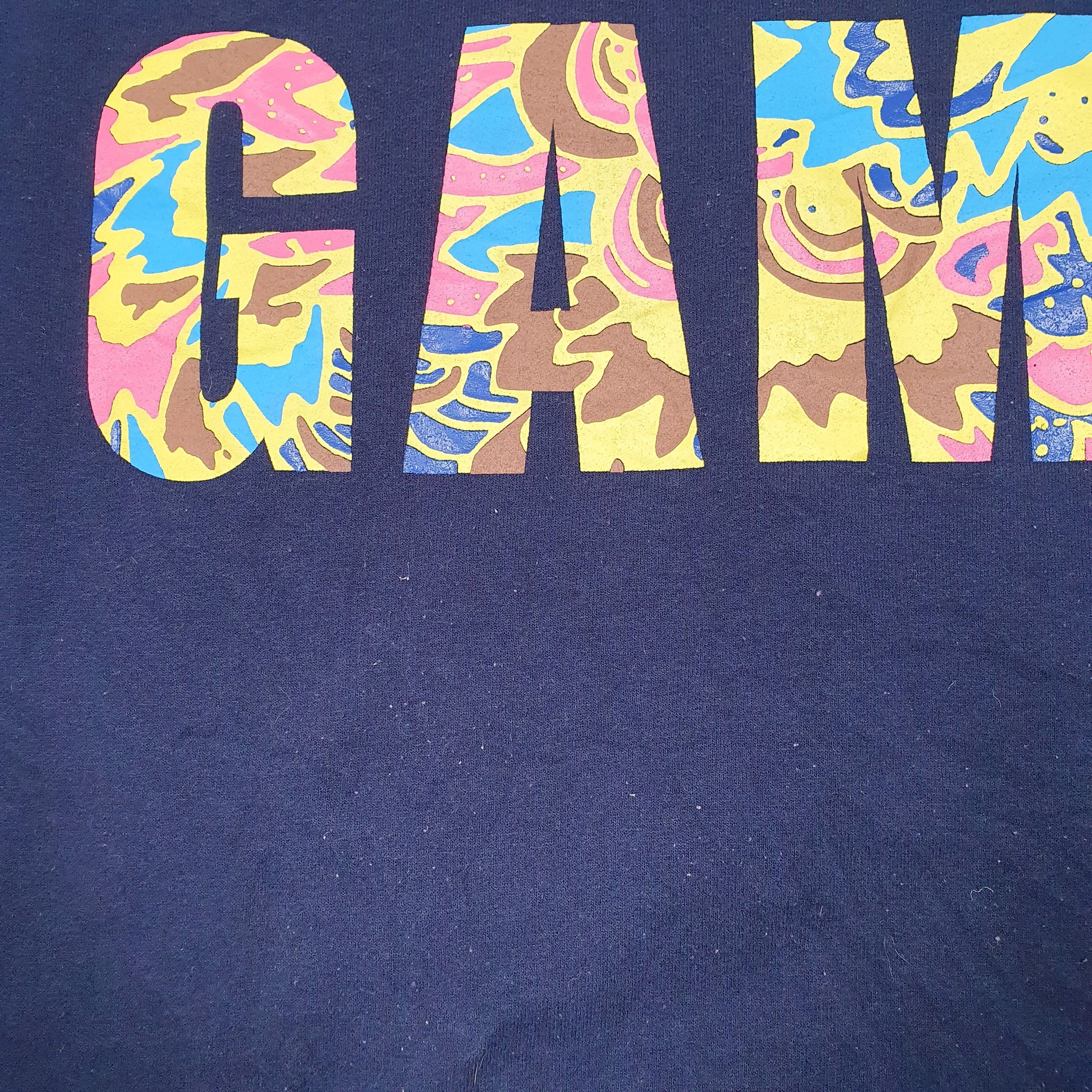 Womens Navy Jerzees Alpha Upsilon USA College Fraternity Frat House Quarter Zip Jumper