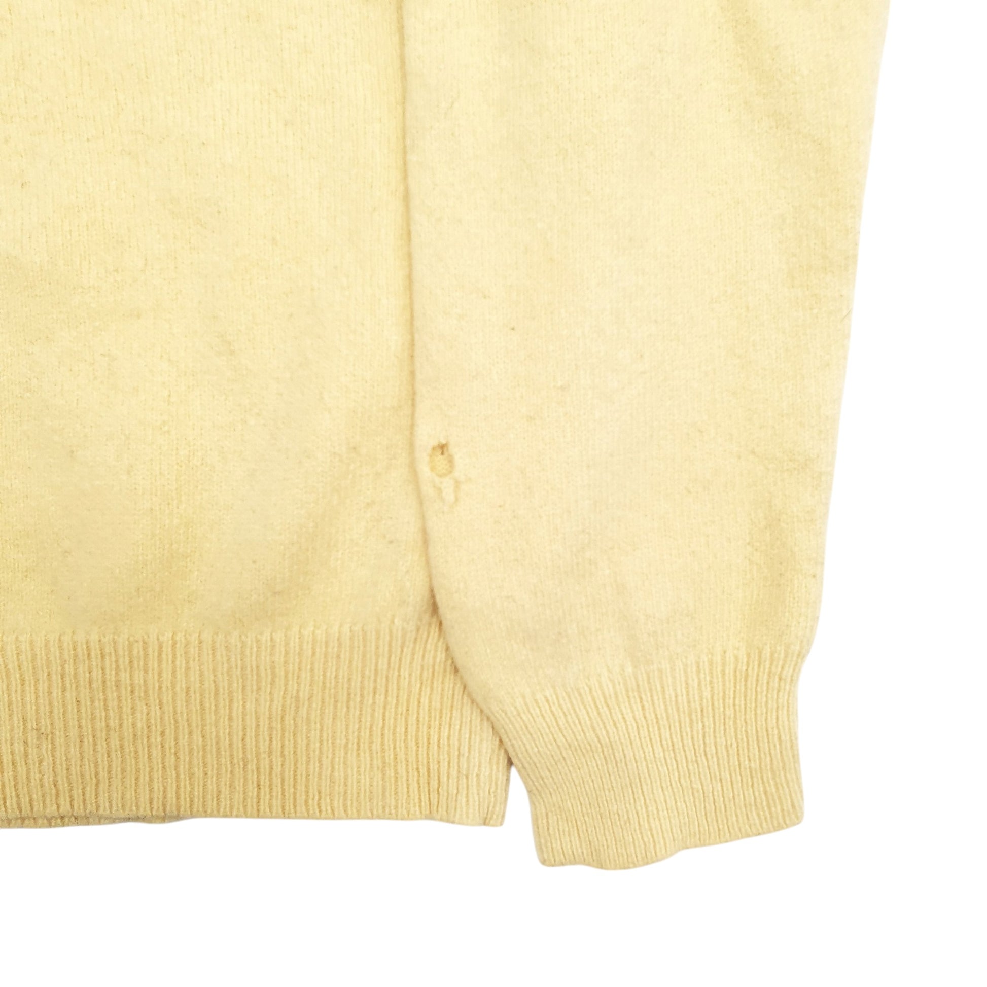 Womens Yellow Ralph Lauren Lambswool Crewneck Jumper