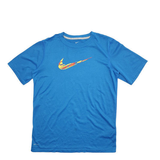 Womens Blue Nike  Short Sleeve T Shirt