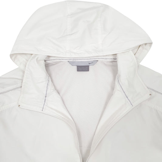 Mens White Nike   Coat