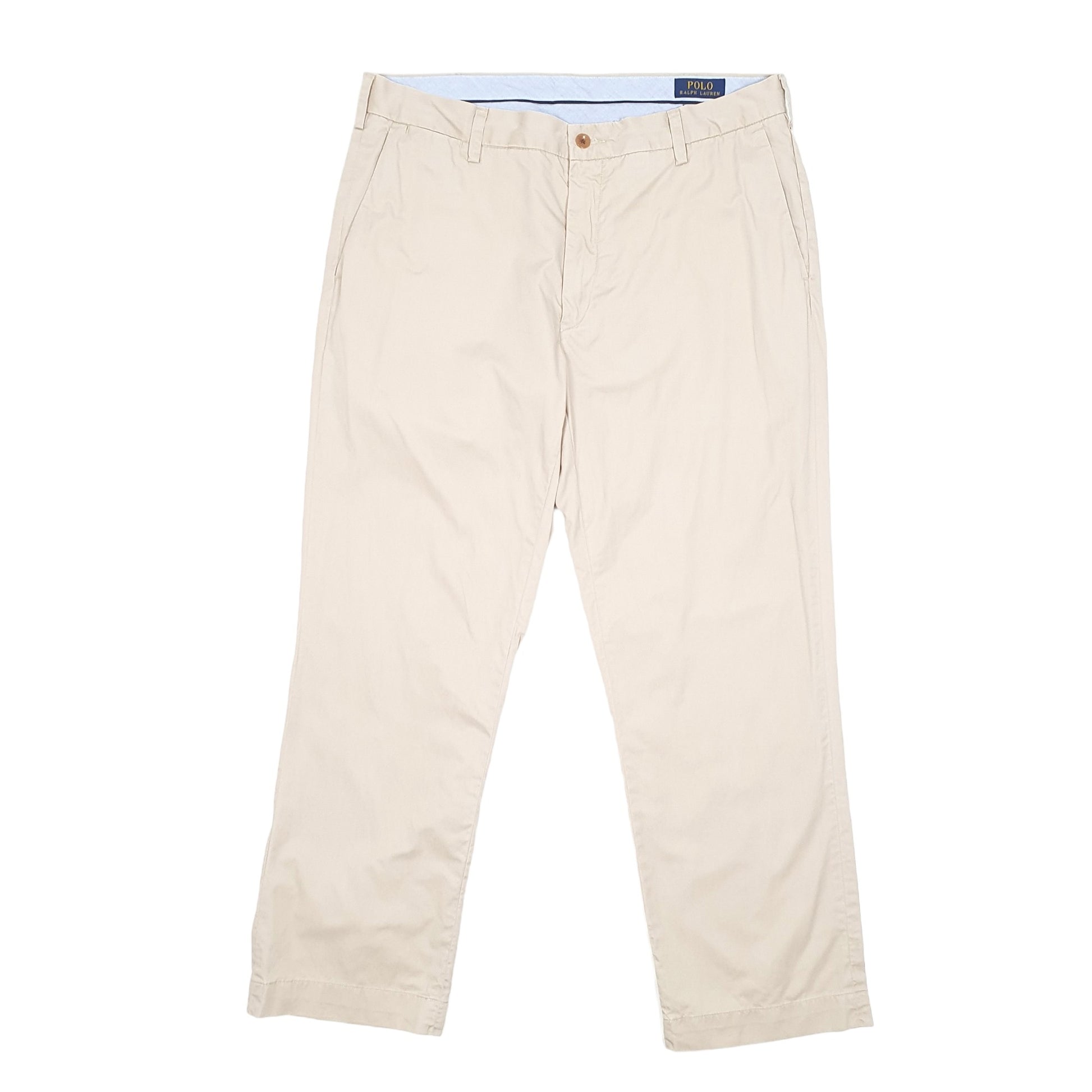 Mens Beige Polo Ralph Lauren Classic Chino Trousers