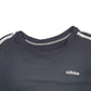 Womens Black Adidas Climalite Crewneck Jumper