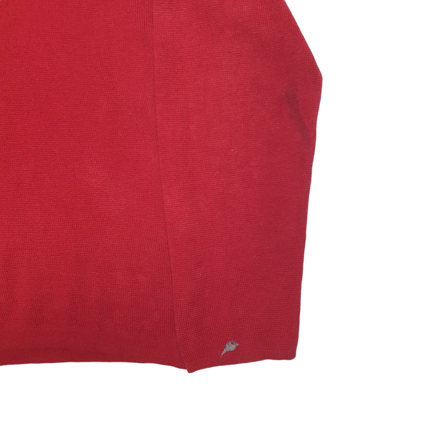 Mens Red Nautica Knit Crewneck Jumper