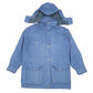 Womens Blue Eddie Bauer Vintage Mountain Hooded  Coat