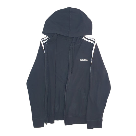 Womens Black Adidas  Full Zip Jumper