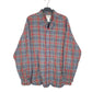 Mens Grey L.L.Bean Flannel Overshirt Shacket Long Sleeve Shirt