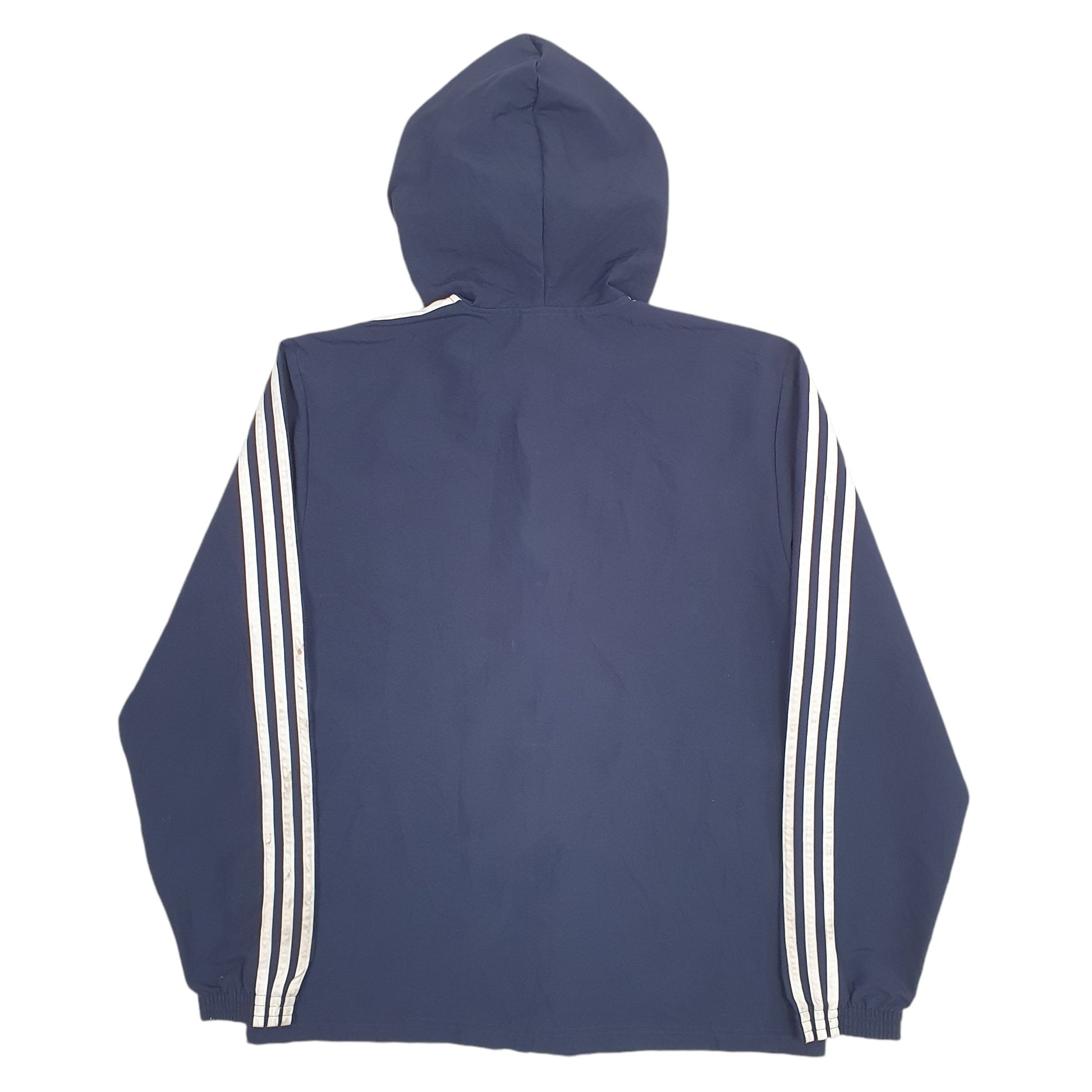Mens Navy Adidas  Hoodie Coat