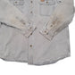 Mens Grey Carhartt Workwear Heavy Long Sleeve Shirt