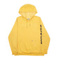 Mens Yellow Dickies Spellout Hoodie Jumper
