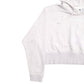 Womens Pink Adidas Crop Top Hoodie Jumper