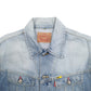 Womens Blue Levis Type 3 Trucker  Coat