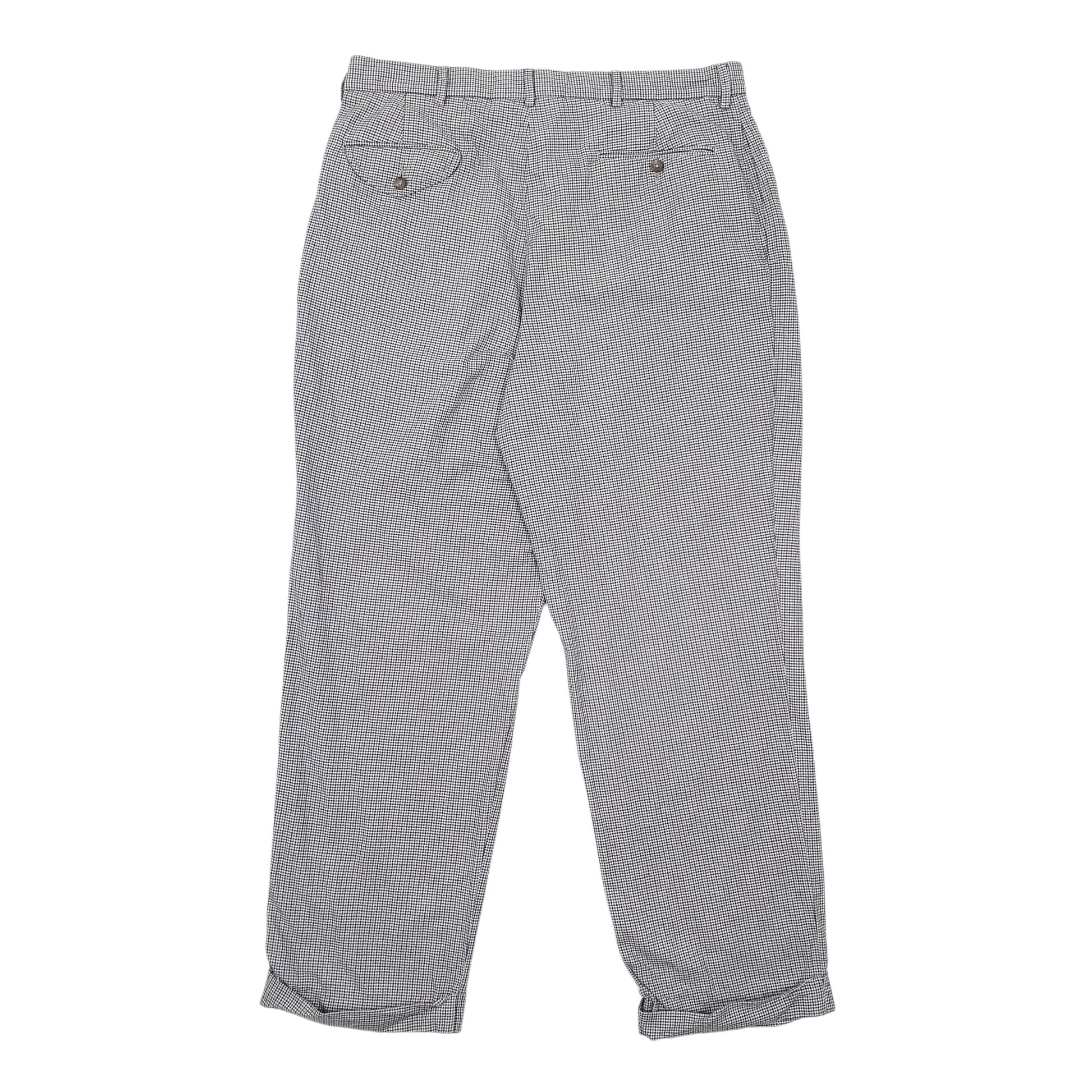 Mens Blue Polo Ralph Lauren Double Pleated Chino Trousers