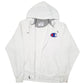 Mens White Champion Hoodie Full Zip Jumper