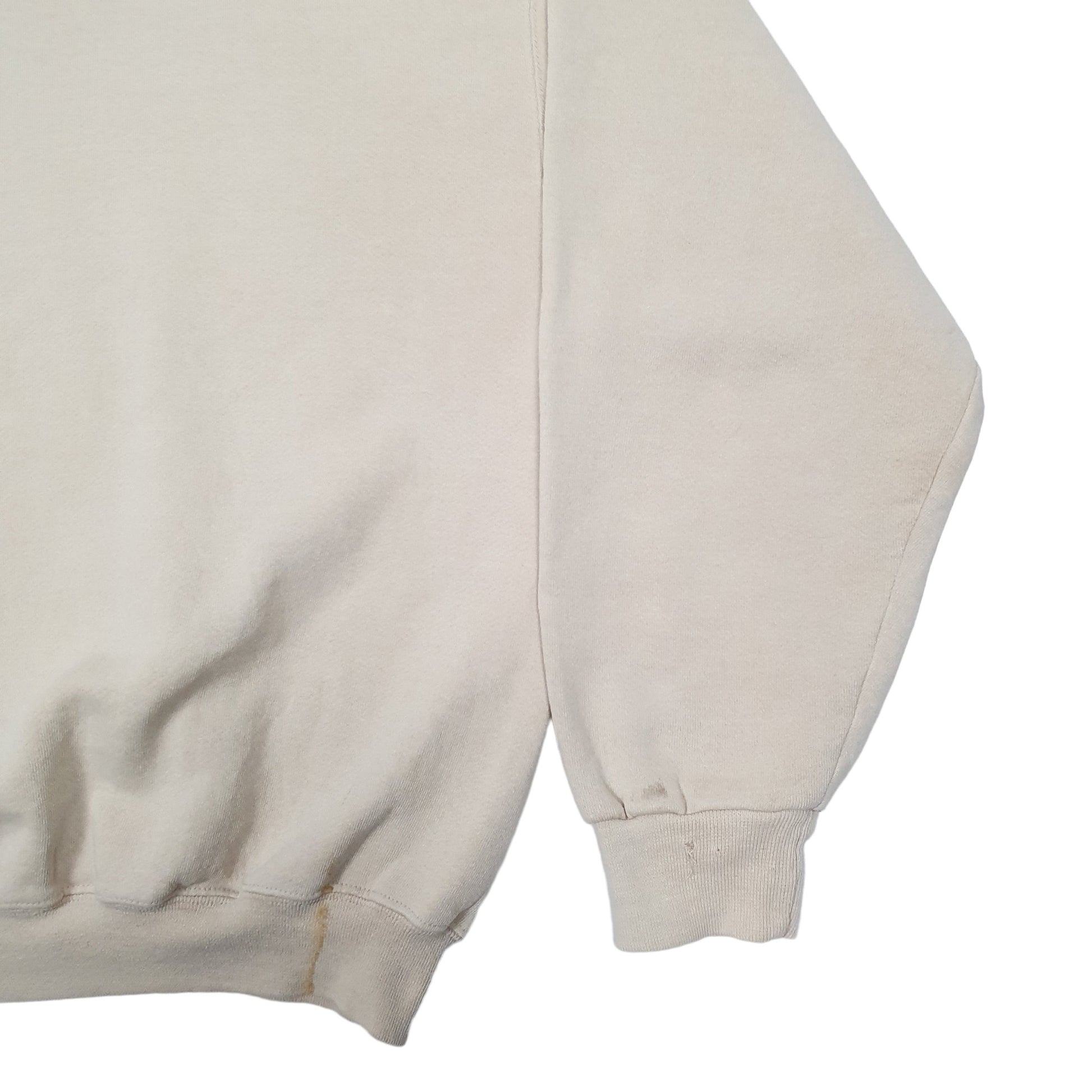 Mens Cream Russell Athletic  Crewneck Jumper