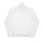 Womens White Puma Tracksuit Top Full Zip Jumper