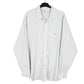 Mens White Lacoste  Long Sleeve Shirt