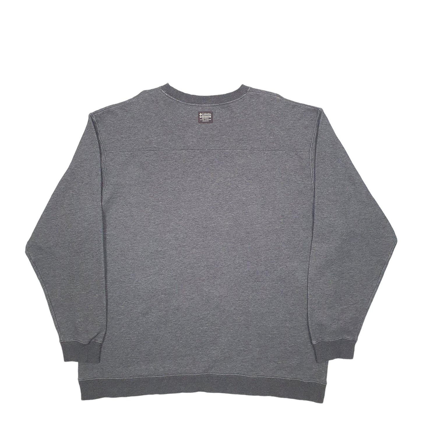 Mens Grey Columbia  Crewneck Jumper