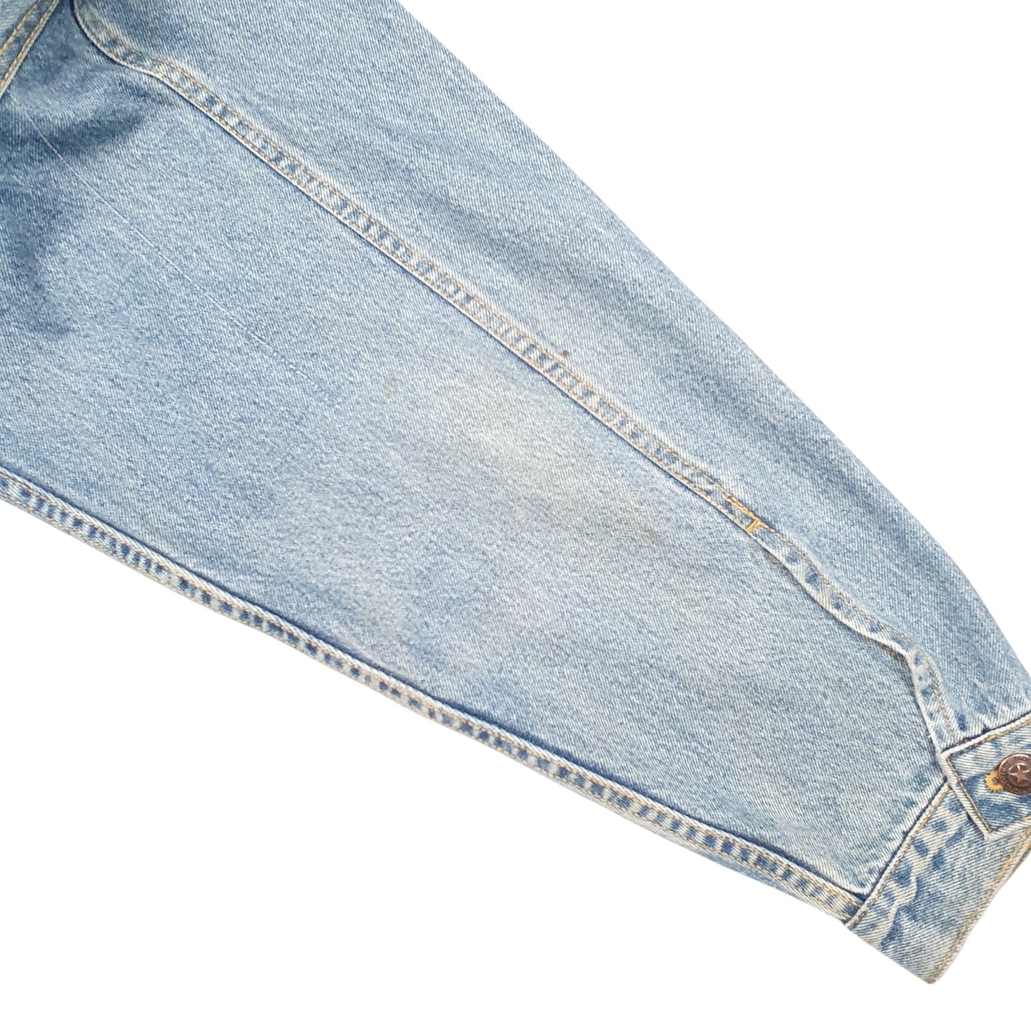 Mens Blue Faded Glory Type 3 Trucker  Coat