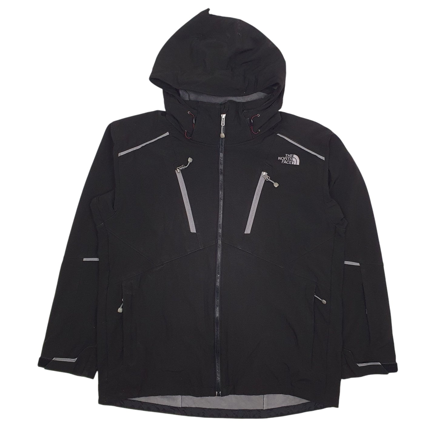 Mens Black The North Face Fleece Lined  Coat