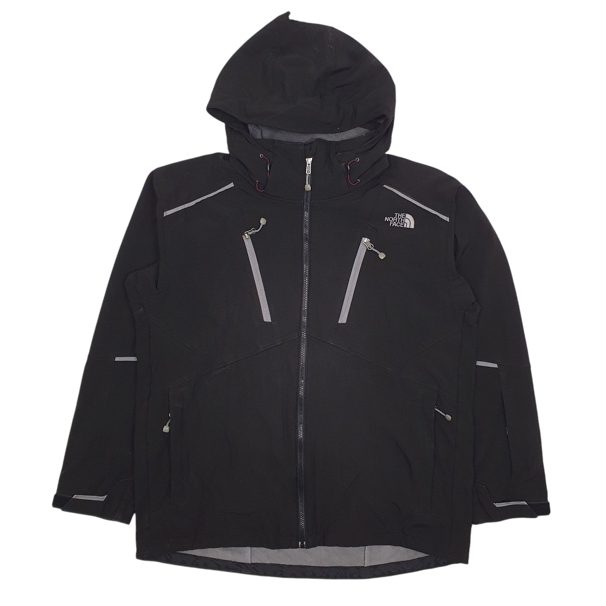Mens Black The North Face Fleece Lined  Coat