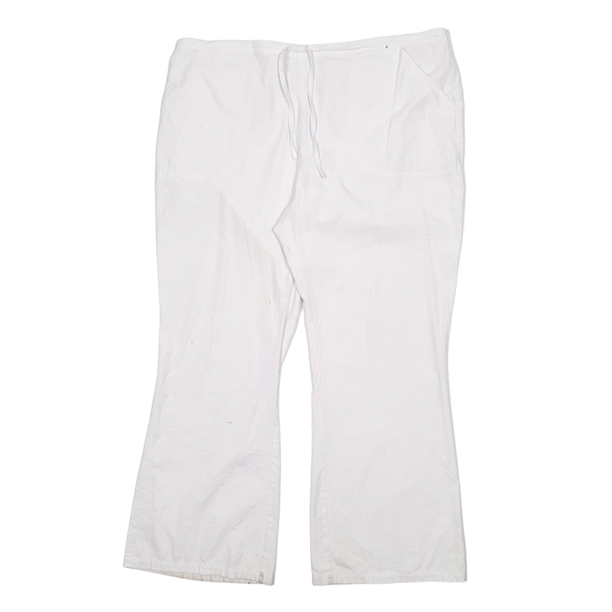 Mens White Dickies  Chino Trousers