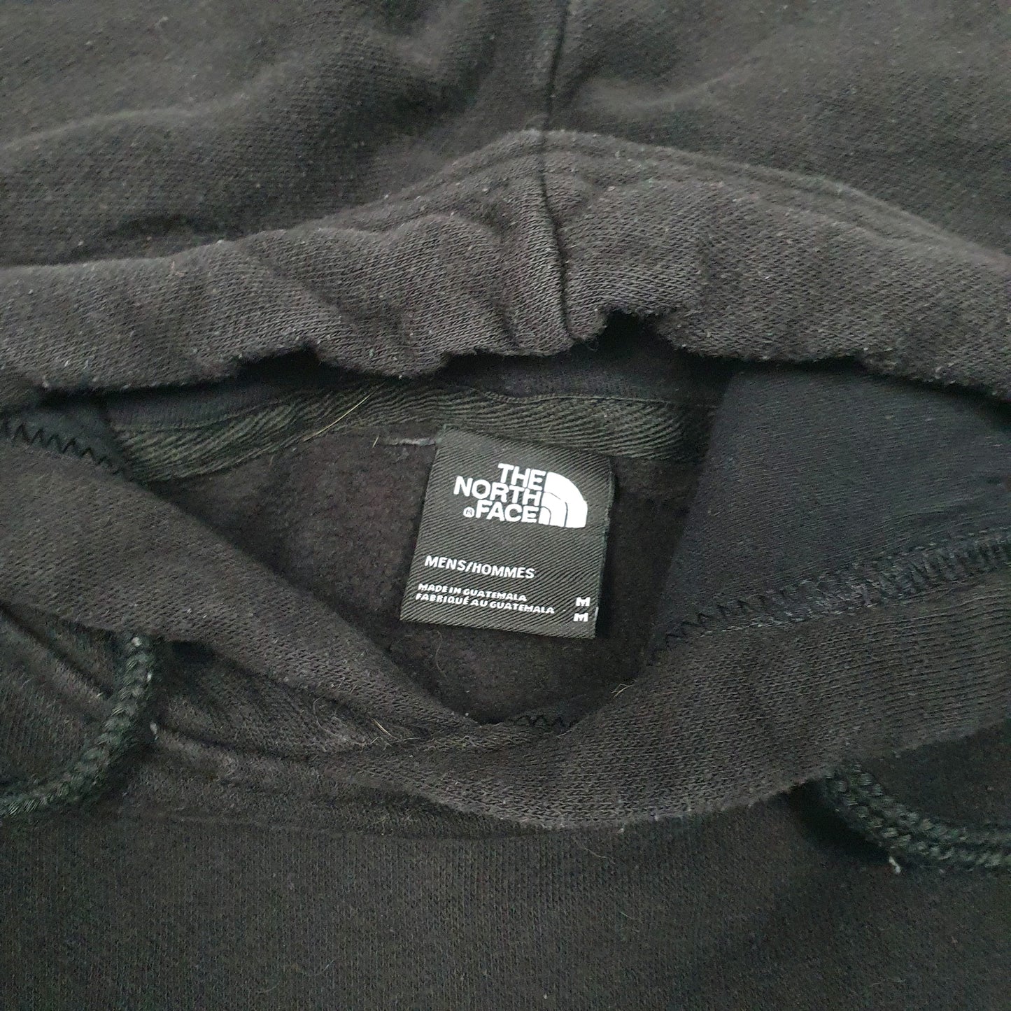 Mens Black The North Face Spellout Hoodie Jumper