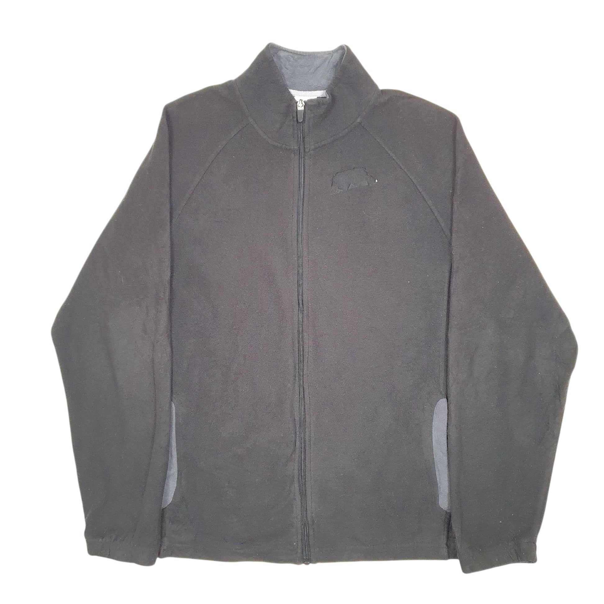 Mens Black Starter  Full Zip Jumper